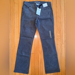 New NWT Women’s New York & Co Low Rise Bootcut Jeans Corduroy Gray size 8